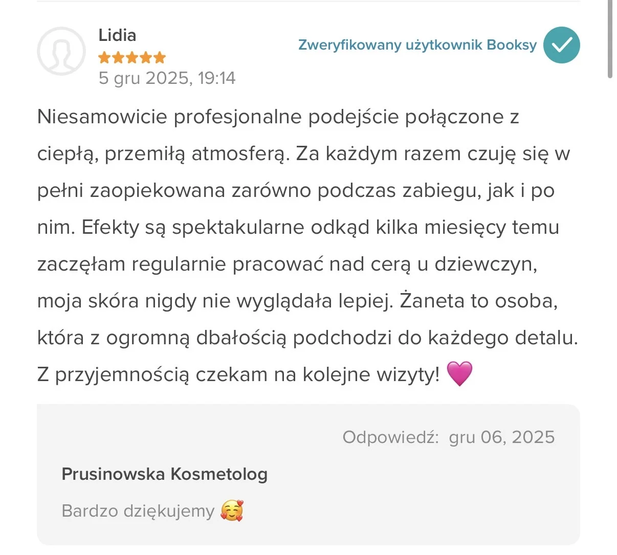 Opinie klientów
