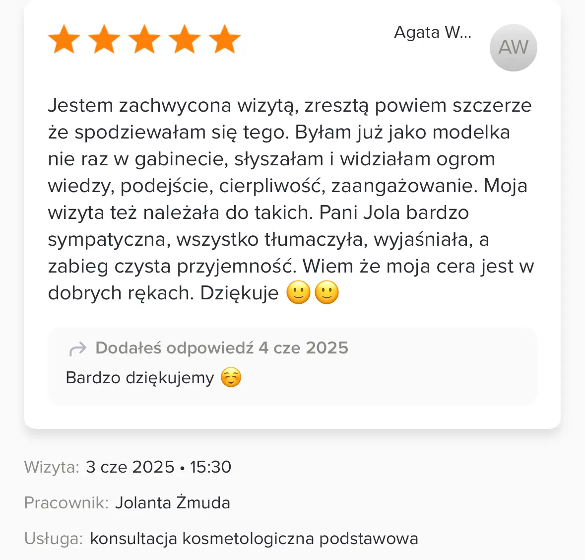 Opinie klientów